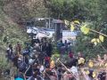 Bhimtal Bus Accident: Four Dead, 21 Injured as Roadways Bus Plunges Into Deep Gorge in Uttarakhand's Nainital (VIDEO) - Hindi News | Bhimtal Bus Accident: Four Dead, 21 Injured as Roadways Bus Plunges Into Deep Gorge in Uttarakhand's Nainital (VIDEO) | Latest national News at Lokmattimes.com