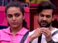Bigg Boss 13: Madhurima Tuli hits Vishal with a frying pan - Hindi News | Bigg Boss 13: Madhurima Tuli hits Vishal with a frying pan | Latest entertainment Photos at Lokmattimes.com