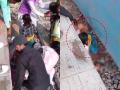 Bihar: Heroic Mother Saves Children After Train Arrives Suddenly on Railway Tracks (Watch Video) | Latest national News at www.lokmattimes.com