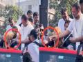 BJP Claims Rahul Gandhi Gave Biscuit to Party Worker After Dog Rejected It (Video) - Hindi News | BJP Claims Rahul Gandhi Gave Biscuit to Party Worker After Dog Rejected It (Video) | Latest social-viral News at Lokmattimes.com