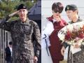BTS Rapper J-Hope Completes 18 Months Mandatory Military Service, Jin Welcome With Flower of Bouquet (Watch Videos) - Hindi News | BTS Rapper J-Hope Completes 18 Months Mandatory Military Service, Jin Welcome With Flower of Bouquet (Watch Videos) | Latest entertainment News at Lokmattimes.com