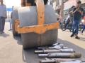 Bulldozer Action in Uttar Pradesh: Hapur Police Crack Down on Noisy Bikes, Run JCB Over 509 Silencers (Watch Video) - Hindi News | Bulldozer Action in Uttar Pradesh: Hapur Police Crack Down on Noisy Bikes, Run JCB Over 509 Silencers (Watch Video) | Latest national News at Lokmattimes.com