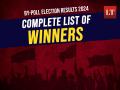Bypoll Election Results 2024: Complete List of Winners and Their Constituencies - Hindi News | Bypoll Election Results 2024: Complete List of Winners and Their Constituencies | Latest national News at Lokmattimes.com