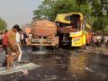 Accident Washim: Bus collides with water tanker, 3 killed, 8 injured - Hindi News | Accident Washim: Bus collides with water tanker, 3 killed, 8 injured | Latest maharashtra News at Lokmattimes.com