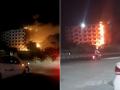 Chhatrapati Sambhaji Nagar Hotel Fire: Blaze Erupts at Hotel Grand Sarovar on Solapur-Dhule Highway (Watch Video) - Hindi News | Chhatrapati Sambhaji Nagar Hotel Fire: Blaze Erupts at Hotel Grand Sarovar on Solapur-Dhule Highway (Watch Video) | Latest maharashtra News at Lokmattimes.com