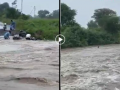 Chhatrapati Sambhajinagar Rains: Villagers Rescue Two Men from Swollen River After Motorcycle Gets Caught in Strong Current in Khuldabad (Watch Video) - Hindi News | Chhatrapati Sambhajinagar Rains: Villagers Rescue Two Men from Swollen River After Motorcycle Gets Caught in Strong Current in Khuldabad (Watch Video) | Latest maharashtra News at Lokmattimes.com