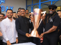 Chris Gayle Unveils Pro Govinda League Season 3 Trophy in Thane (Watch Video) - Hindi News | Chris Gayle Unveils Pro Govinda League Season 3 Trophy in Thane (Watch Video) | Latest other-sports News at Lokmattimes.com