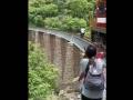 Caught on Camera: Couple Jumps From Bridge in Rajasthan's Pali to Save Themselves From Approaching Train; Disturbing Video Goes Viral - Hindi News | Caught on Camera: Couple Jumps From Bridge in Rajasthan's Pali to Save Themselves From Approaching Train; Disturbing Video Goes Viral | Latest national News at Lokmattimes.com