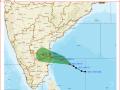 Cyclonic Storm in Bay of Bengal To Make Landfall Between Puducherry and Nellore on October 17, Heavy Rains Likely in South Coast, Rayalaseema - Hindi News | Cyclonic Storm in Bay of Bengal To Make Landfall Between Puducherry and Nellore on October 17, Heavy Rains Likely in South Coast, Rayalaseema | Latest national News at Lokmattimes.com
