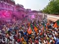 Assembly Election Results 2023: BJP begins celebrations in Rajasthan as Congress set lose throne - Hindi News | Assembly Election Results 2023: BJP begins celebrations in Rajasthan as Congress set lose throne | Latest national News at Lokmattimes.com