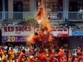 Mumbai: 35 Govindas injured in Dahi Handi celebrations during formation of human pyramids - Hindi News | Mumbai: 35 Govindas injured in Dahi Handi celebrations during formation of human pyramids | Latest maharashtra News at Lokmattimes.com