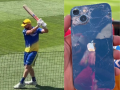 WATCH: Daryl Mitchell Accidentally Breaks Fan's iPhone During Practice Session, Then Gifts Him Batting Gloves; Video Goes Viral - Hindi News | WATCH: Daryl Mitchell Accidentally Breaks Fan's iPhone During Practice Session, Then Gifts Him Batting Gloves; Video Goes Viral | Latest cricket News at Lokmattimes.com