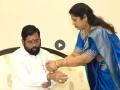 Raksha Bandhan 2024: Maharashtra CM Eknath Shinde Celebrates Raksha Bandhan With His Sister Sunita Salukne (Watch Video) - Hindi News | Raksha Bandhan 2024: Maharashtra CM Eknath Shinde Celebrates Raksha Bandhan With His Sister Sunita Salukne (Watch Video) | Latest maharashtra News at Lokmattimes.com