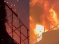 Delhi Fire: Blaze Engulfs Parts of Five-Storey Building in Model Town Area, No Injuries Reported (Watch Video) - Hindi News | Delhi Fire: Blaze Engulfs Parts of Five-Storey Building in Model Town Area, No Injuries Reported (Watch Video) | Latest national News at Lokmattimes.com