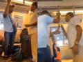 Delhi Metro Fight: Passengers Clash Over Seat Space, Heated Argument Caught on Camera (Watch Video) - Hindi News | Delhi Metro Fight: Passengers Clash Over Seat Space, Heated Argument Caught on Camera (Watch Video) | Latest social-viral News at Lokmattimes.com