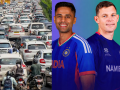 Delhi Traffic Update: Police Issue Advisory for India vs Namibia T20 World Cup 2026 Match at Arun Jaitley Stadium; Check Details Here - Hindi News | Delhi Traffic Update: Police Issue Advisory for India vs Namibia T20 World Cup 2026 Match at Arun Jaitley Stadium; Check Details Here | Latest national News at Lokmattimes.com