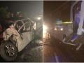 Maharashtra: 4 killed after car hits bus on Mumbai-Ahmedabad highway - Hindi News | Maharashtra: 4 killed after car hits bus on Mumbai-Ahmedabad highway | Latest maharashtra News at Lokmattimes.com