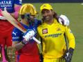 Virat Kohli's Bromance Moment with MS Dhoni During CSK vs RCB Clash Goes Viral, Netizens React (Watch Video) - Hindi News | Virat Kohli's Bromance Moment with MS Dhoni During CSK vs RCB Clash Goes Viral, Netizens React (Watch Video) | Latest cricket News at Lokmattimes.com