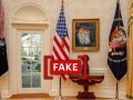 Fact Check: Viral Image Claiming Trump Replaced Lincoln's Portrait with Schneerson's Is False - Hindi News | Fact Check: Viral Image Claiming Trump Replaced Lincoln's Portrait with Schneerson's Is False | Latest fact-check News at Lokmattimes.com
