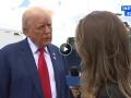 Donald Trump Abruptly Cuts Interview Short During US-Mexico Border Visit, Says "We Are In Danger" (Watch Video) - Hindi News | Donald Trump Abruptly Cuts Interview Short During US-Mexico Border Visit, Says "We Are In Danger" (Watch Video) | Latest international News at Lokmattimes.com
