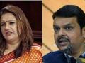 Priyanka Chaturvdei hits back after Devendra Fadnavis targets Uddhav Thackeray for Urdu banner at rally - Hindi News | Priyanka Chaturvdei hits back after Devendra Fadnavis targets Uddhav Thackeray for Urdu banner at rally | Latest maharashtra News at Lokmattimes.com