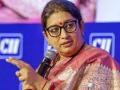 Smriti Irani hits out at Congress IYC chief's remarks says Words he used was of Rahul and sanskar of Sonia - Hindi News | Smriti Irani hits out at Congress IYC chief's remarks says Words he used was of Rahul and sanskar of Sonia | Latest national News at Lokmattimes.com