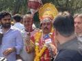 Karnataka Election Results 2023: Bajrang Bali chants at Congress party office - Hindi News | Karnataka Election Results 2023: Bajrang Bali chants at Congress party office | Latest national News at Lokmattimes.com