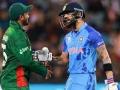 T20 WC: Rain stops play in Adelaide, Bangladesh ahead of India by 17 runs in DLS method - Hindi News | T20 WC: Rain stops play in Adelaide, Bangladesh ahead of India by 17 runs in DLS method | Latest cricket News at Lokmattimes.com