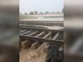Maharashtra: Heavy rains wash away track ballast in Akola - Hindi News | Maharashtra: Heavy rains wash away track ballast in Akola | Latest maharashtra News at Lokmattimes.com