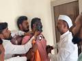 Maratha Aarakshan Supporters Blacken Face Of Dr. Ramesh Tarakh Over Statements Against Manoj Jarange Patil - Hindi News | Maratha Aarakshan Supporters Blacken Face Of Dr. Ramesh Tarakh Over Statements Against Manoj Jarange Patil | Latest maharashtra News at Lokmattimes.com