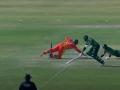 Bizzare run-out dismissal of Pakistan batsman leaves Twitterati in splits! - Hindi News | Bizzare run-out dismissal of Pakistan batsman leaves Twitterati in splits! | Latest social-viral News at Lokmattimes.com