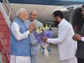 PM Modi arrives Mumbai to inaugurate 141st International Olympic Committee Session at Jio World Centre - Hindi News | PM Modi arrives Mumbai to inaugurate 141st International Olympic Committee Session at Jio World Centre | Latest maharashtra News at Lokmattimes.com