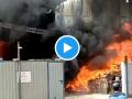 Faridabad: Massive Fire Engulfs Oil Factory in Bhankri (Watch Now) - Hindi News | Faridabad: Massive Fire Engulfs Oil Factory in Bhankri (Watch Now) | Latest national News at Lokmattimes.com