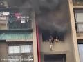 Ahmedabad Fire: Women and Kids Jump From Balcony To Save Their Lives (Watch Video) - Hindi News | Ahmedabad Fire: Women and Kids Jump From Balcony To Save Their Lives (Watch Video) | Latest national News at Lokmattimes.com