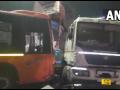Kanpur accident: 6 dead after electric bus moves over bystanders - Hindi News | Kanpur accident: 6 dead after electric bus moves over bystanders | Latest national News at Lokmattimes.com