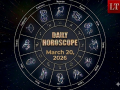 Today's Horoscope, March 20, 2026: Check Your Zodiac Sign's Predictions and Birthday Forecast - Hindi News | Today's Horoscope, March 20, 2026: Check Your Zodiac Sign's Predictions and Birthday Forecast | Latest lifestyle News at Lokmattimes.com