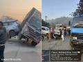 Ghodbunder Road Traffic Update: 5 Injured After 14 Vehicles Collide at Gaimukh Ghat in Thane (Watch Video) - Hindi News | Ghodbunder Road Traffic Update: 5 Injured After 14 Vehicles Collide at Gaimukh Ghat in Thane (Watch Video) | Latest thane News at Lokmattimes.com