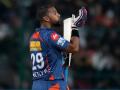 IPL 2024: Nicholas Pooran Smashes a 106-Meter Six off Reece Topley During RCB vs LSG Match (Watch Video) - Hindi News | IPL 2024: Nicholas Pooran Smashes a 106-Meter Six off Reece Topley During RCB vs LSG Match (Watch Video) | Latest cricket News at Lokmattimes.com