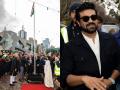 Global Star Ram Charan Hoists Indian Tricolour at Federation Square, Receives "Ambassador of Indian Arts and Culture" Honour at IFFM 2024 - Hindi News | Global Star Ram Charan Hoists Indian Tricolour at Federation Square, Receives "Ambassador of Indian Arts and Culture" Honour at IFFM 2024 | Latest entertainment News at Lokmattimes.com