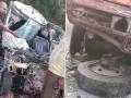 Greater Noida Expressway Tragedy: Five Family Members Killed as Car Crashes into Parked Truck (Watch Video) - Hindi News | Greater Noida Expressway Tragedy: Five Family Members Killed as Car Crashes into Parked Truck (Watch Video) | Latest national News at Lokmattimes.com