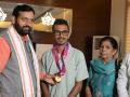 Haryana Chief Minister Nayab Singh Saini Felicitates Yuzvendra Chahal For T20 World Cup Victory - Hindi News | Haryana Chief Minister Nayab Singh Saini Felicitates Yuzvendra Chahal For T20 World Cup Victory | Latest cricket News at Lokmattimes.com