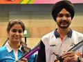 Paris Olympics 2024: 2nd Medal For India, Manu Bhaker and Sarabjot Singh Win Bronze in 10m Air Pistol Mixed Team Event (Watch Winning Moments) - Hindi News | Paris Olympics 2024: 2nd Medal For India, Manu Bhaker and Sarabjot Singh Win Bronze in 10m Air Pistol Mixed Team Event (Watch Winning Moments) | Latest other-sports News at Lokmattimes.com