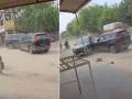 Gurugram Road Rage: Two SUV Drivers Ram Cars Into Each Other in Dhanwapur; Video Goes Viral | Latest national News at www.lokmattimes.com
