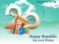 Happy Republic Day 2026 Wishes: Messages, Greetings, WhatsApp Status, and Images to Share with Family and Friends on 77th Gantantra Diwas - Hindi News | Happy Republic Day 2026 Wishes: Messages, Greetings, WhatsApp Status, and Images to Share with Family and Friends on 77th Gantantra Diwas | Latest lifestyle News at Lokmattimes.com