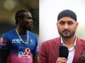 Kaali Taxi: Harbhajan Singh Triggers Big Controversy With 'Racist' Remark On Jofra Archer During SRH vs RR Match - Hindi News | Kaali Taxi: Harbhajan Singh Triggers Big Controversy With 'Racist' Remark On Jofra Archer During SRH vs RR Match | Latest cricket News at Lokmattimes.com