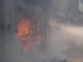 Haryana Fire: Massive Blaze Erupts at Handloom Shop Near Paper Mill in Yamuna Nagar (Watch Video) - Hindi News | Haryana Fire: Massive Blaze Erupts at Handloom Shop Near Paper Mill in Yamuna Nagar (Watch Video) | Latest national News at Lokmattimes.com