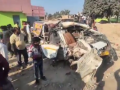 Hathras Accident: 7 Killed, Several Injured in Van-Courier Truck Collision in Uttar Pradesh (Video) - Hindi News | Hathras Accident: 7 Killed, Several Injured in Van-Courier Truck Collision in Uttar Pradesh (Video) | Latest national News at Lokmattimes.com