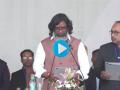 Hemant Soren Takes Oath as Jharkhand CM for Fourth Term After Landslide Victory in 2024 Election (Watch Video) - Hindi News | Hemant Soren Takes Oath as Jharkhand CM for Fourth Term After Landslide Victory in 2024 Election (Watch Video) | Latest national News at Lokmattimes.com