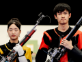 China’s Huang Yuting and Sheng Lihao Win First Gold Medal of Paris Olympics 2024 in Mixed Team Air Rifle Shooting - Hindi News | China’s Huang Yuting and Sheng Lihao Win First Gold Medal of Paris Olympics 2024 in Mixed Team Air Rifle Shooting | Latest other-sports News at Lokmattimes.com