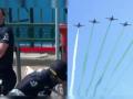 Champions Trophy 2025 Opening Ceremony: Pakistan Air Force Show Over Karachi Stadium Scares New Zealand Players (Watch Video) - Hindi News | Champions Trophy 2025 Opening Ceremony: Pakistan Air Force Show Over Karachi Stadium Scares New Zealand Players (Watch Video) | Latest cricket News at Lokmattimes.com